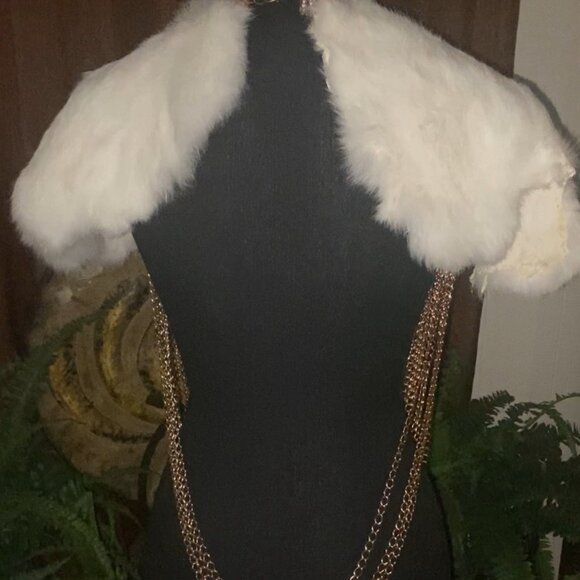 Adorned fur chain Neckkavest (Custom Made) - Picture 4 of 4